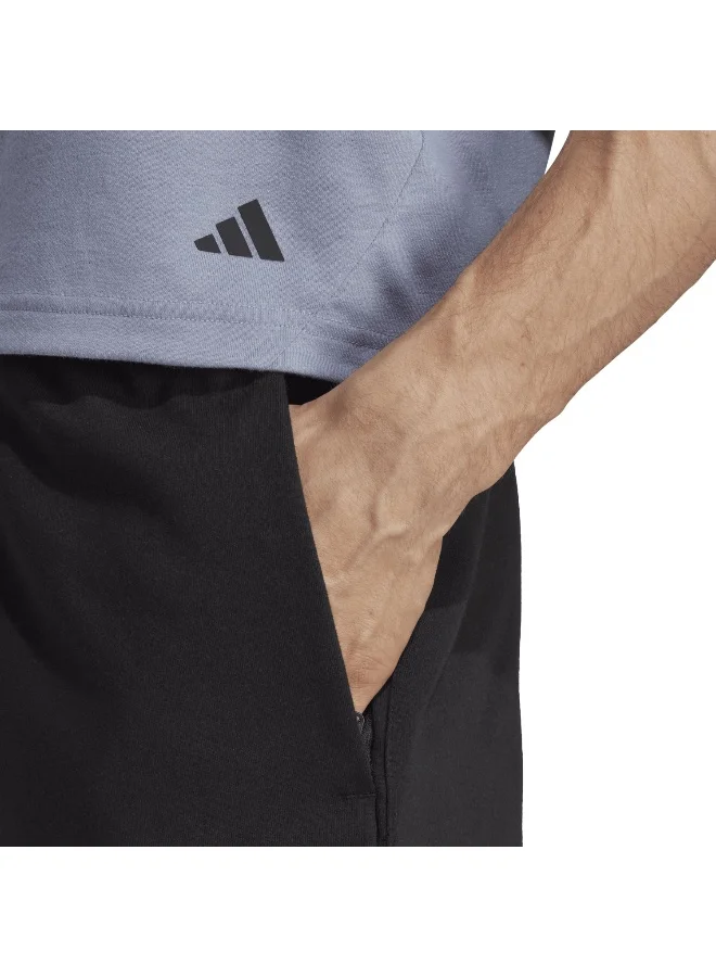 adidas شورت يوغا أسود قصير للتدريب مقاس