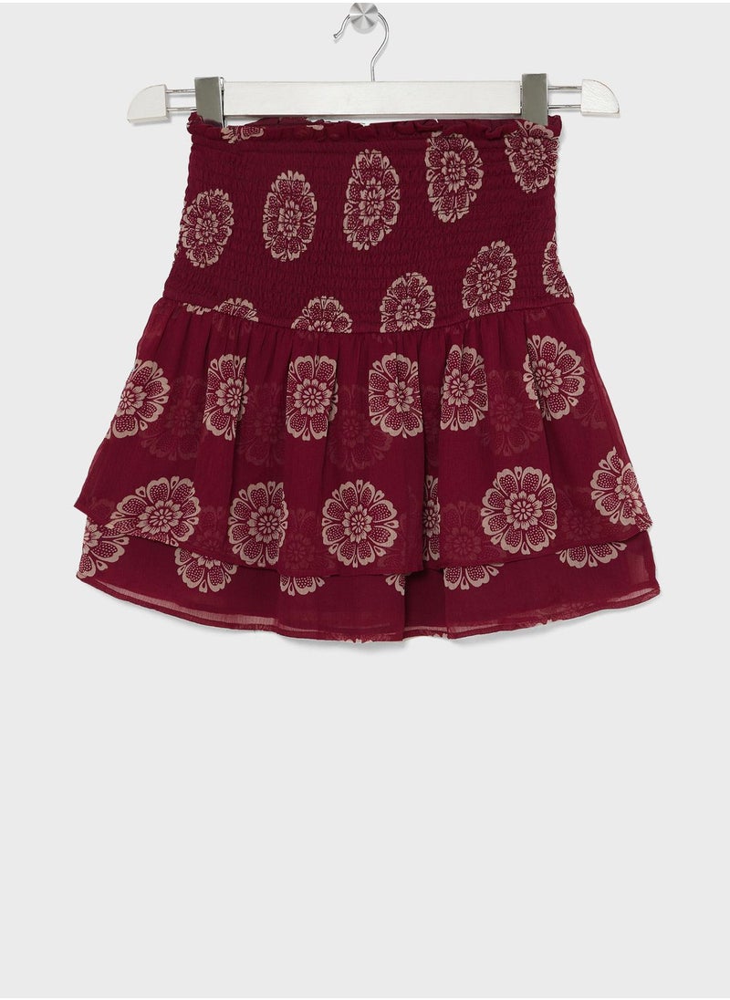 MANGO - Youth Printed Midi Skirt - Image 1