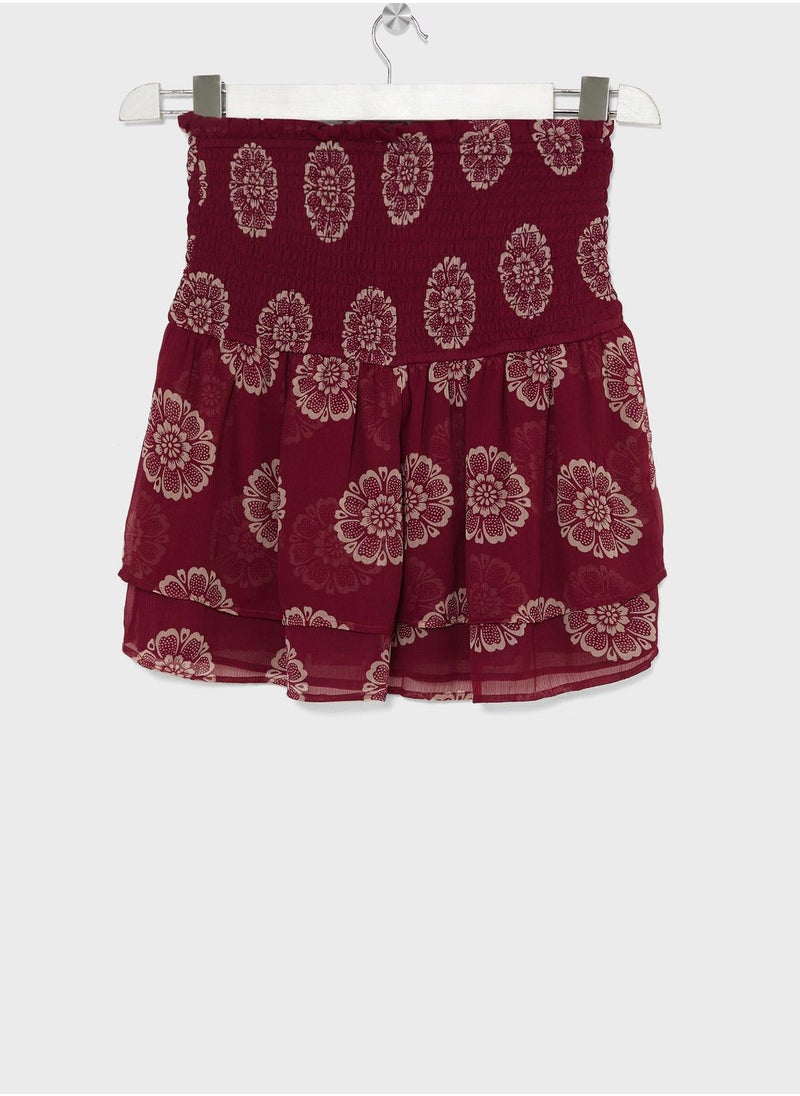 MANGO - Youth Printed Midi Skirt - Image 1