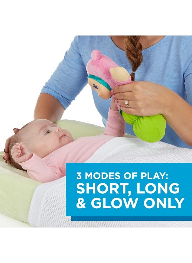 PLAYSKOOL - Lullaby Gloworm - Baby And Infant Toys 0-6 Months Soft Cuddly Stuffed Toy Plays Soothing Calming Lullabies For Sleep With Gentle Glow In Purple - Image 1