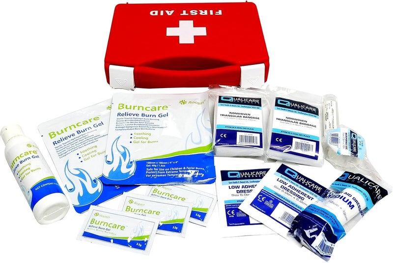 Qualicare MSD Compact Burns Scalds Burncare Emergency Home Travel School First Aid Kit - Image 1