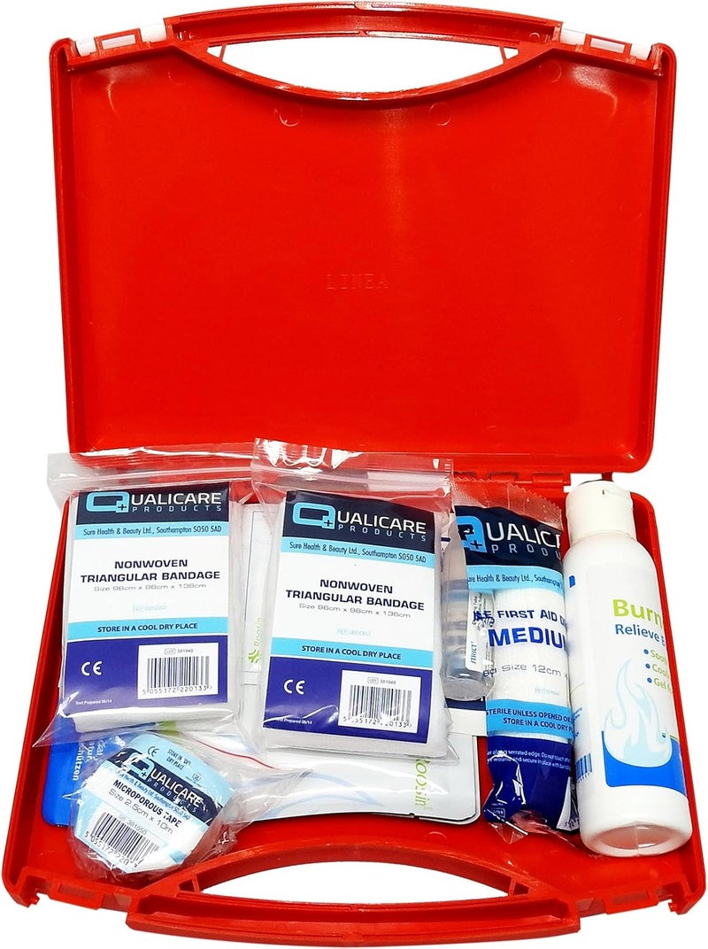 Qualicare MSD Compact Burns Scalds Burncare Emergency Home Travel School First Aid Kit - Image 2