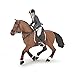 Papo HandPainted Figurine HorsesFoals and Ponies Competition Horse with Rider51561 Collectible for Children Suitable for Boys and Girls from 3 Years Old - Image 3