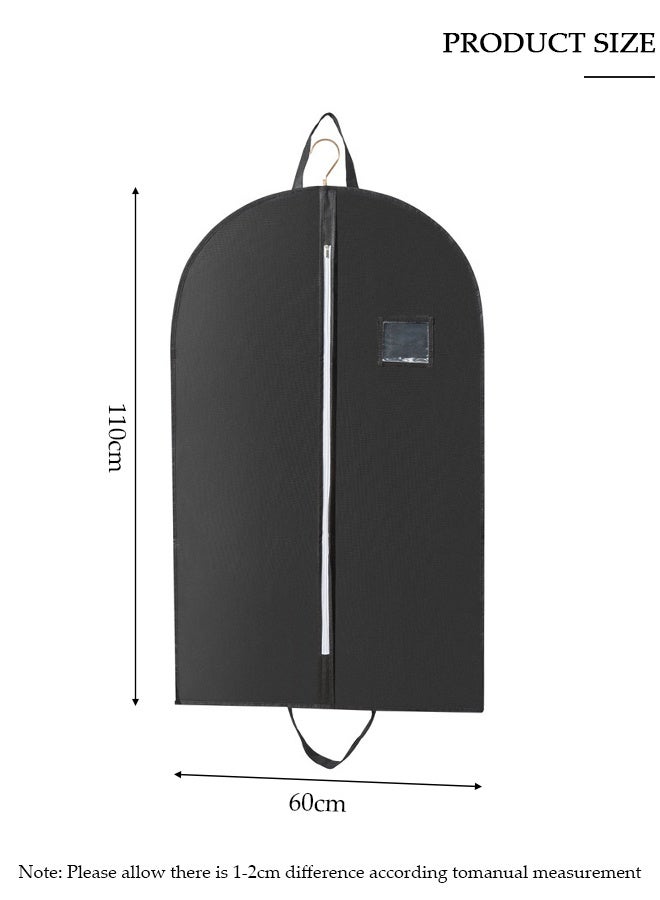 DUNISO 2PCS Foldable Clothes Dust Cover Garment Bags for Hanging Clothes Storage Gusset Suit Bags for Closet Storage Bags Dust Covers for Clothes Sweater Bags Clothes Protector for Travel - Image 2