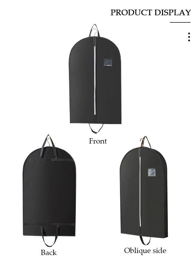 DUNISO 2PCS Foldable Clothes Dust Cover Garment Bags for Hanging Clothes Storage Gusset Suit Bags for Closet Storage Bags Dust Covers for Clothes Sweater Bags Clothes Protector for Travel - Image 3