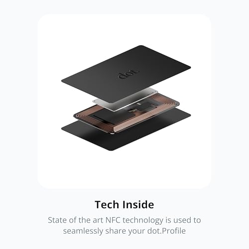 dot. Card Metal - Digital Business Card - Tap Compatible with iPhone & Android (Purple) - Image 4