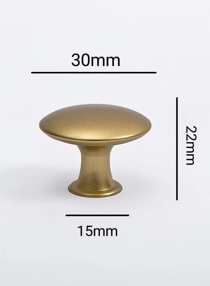 6 Pack Exquisite Design Round Antique Gold Dust Kitchen Cabinet Handles Cabinet Door Handles Drawer Handles Dresser Handles - Image 3