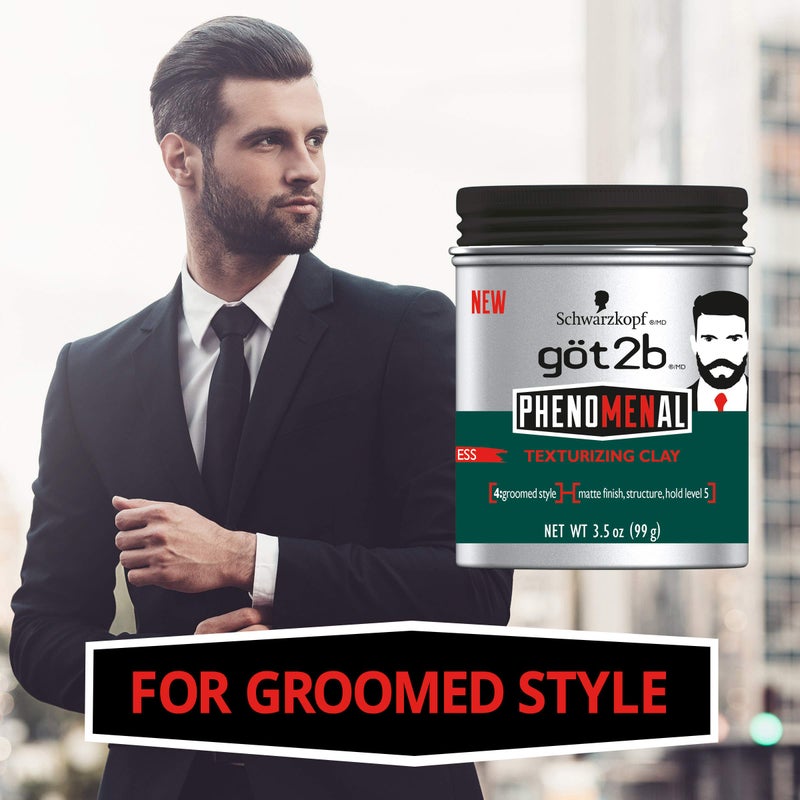 Got2B Phenomenal Texturizing Clay 3.5 Ounce - Image 2