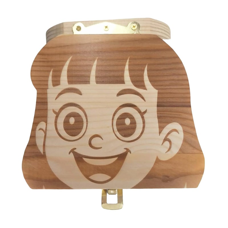 PAMBO Baby Tooth Fairy Keepsake Box- First Teeth and Curl Keepsake Box | Tooth Boxes Saver & Holders for Lost Teeth Kids-Girls - Image 4