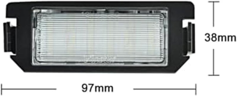 Vuzmode 2pcs White License Plate Light for Hyundai and Kia - Image 4