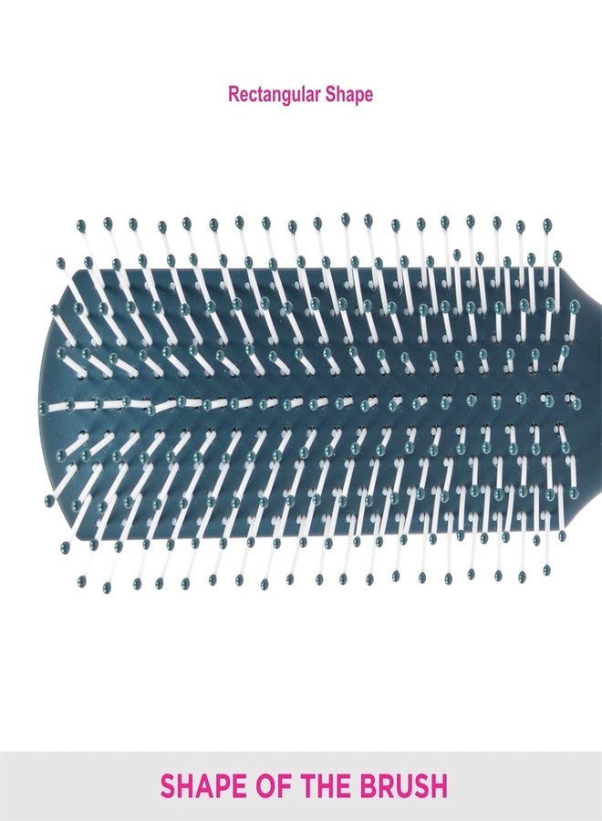 ZEELPETAL Hair Brush Combos for Curls, Volume & Waves | Suitable for Men & Women | All Hair Types | Perfect for Styling, Detangling & Smoothing (MULTICOLOR 1PCS) (SQUARE BRUSH COMB) - Image 4