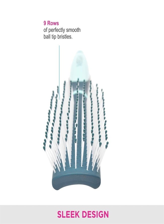 ZEELPETAL Hair Brush Combos for Curls, Volume & Waves | Suitable for Men & Women | All Hair Types | Perfect for Styling, Detangling & Smoothing (MULTICOLOR 1PCS) (SQUARE BRUSH COMB) - Image 5