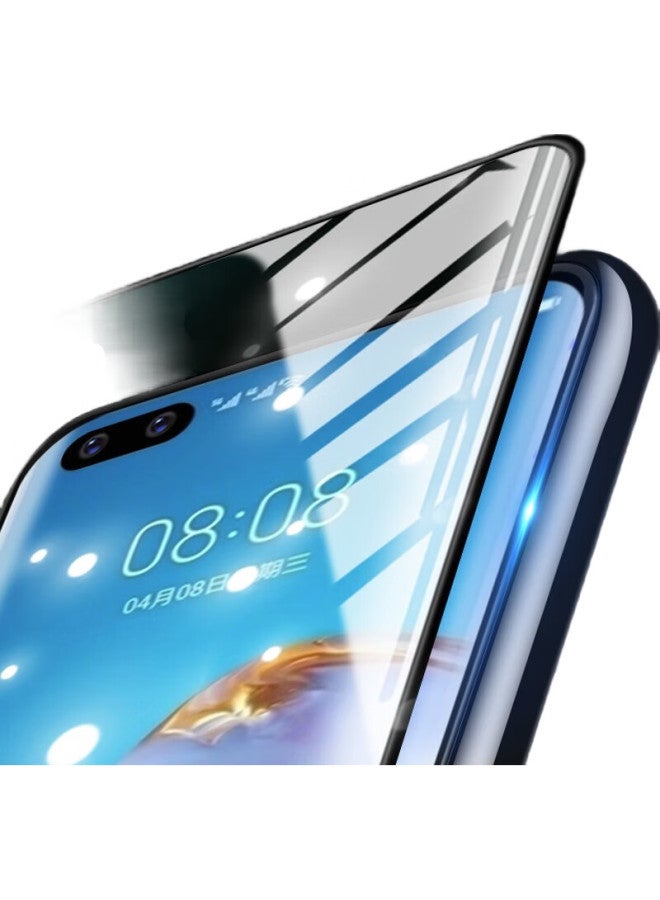 Maikuqi Tempered Glass Screen Protector For Huawei P40, Full Coverage High Definition Anti-Fingerprint Anti-Blue Light Front Film [Free Replacement If Damaged] - Image 3