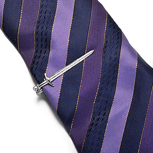 Yoursfs Scottish Sword Tie Clips For Men Tie Bar Accessories Jewelry Martial Arts Present - Image 5