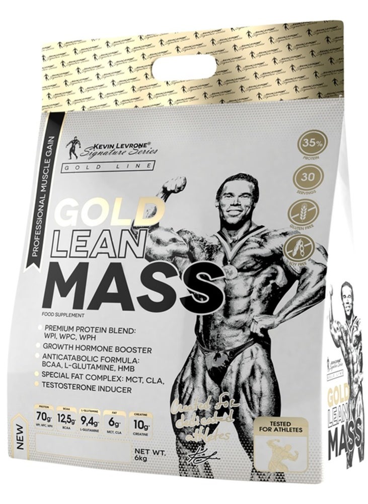 KEVIN LEVRONE Gold Lean Mass Cookies and Cream Flavour,70g of Protein Per Serving 6 Kg 