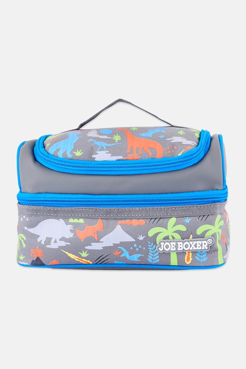 Joe Boxer Kids Boy Graphic Print Lunch Bag, Multicolor - Image 1