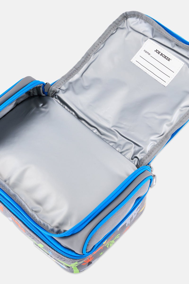 Joe Boxer Kids Boy Graphic Print Lunch Bag, Multicolor - Image 3