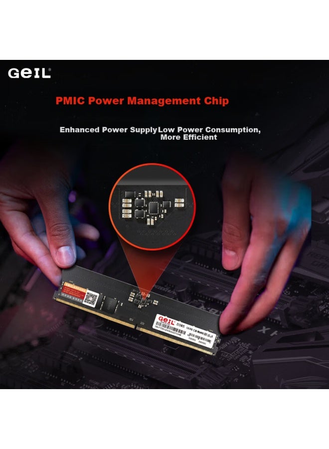 Geil Jinbang 32gb Ddr5-5600 Desktop Ram Millennium Series Low Voltage Computer Memory Expansion Module - Image 4