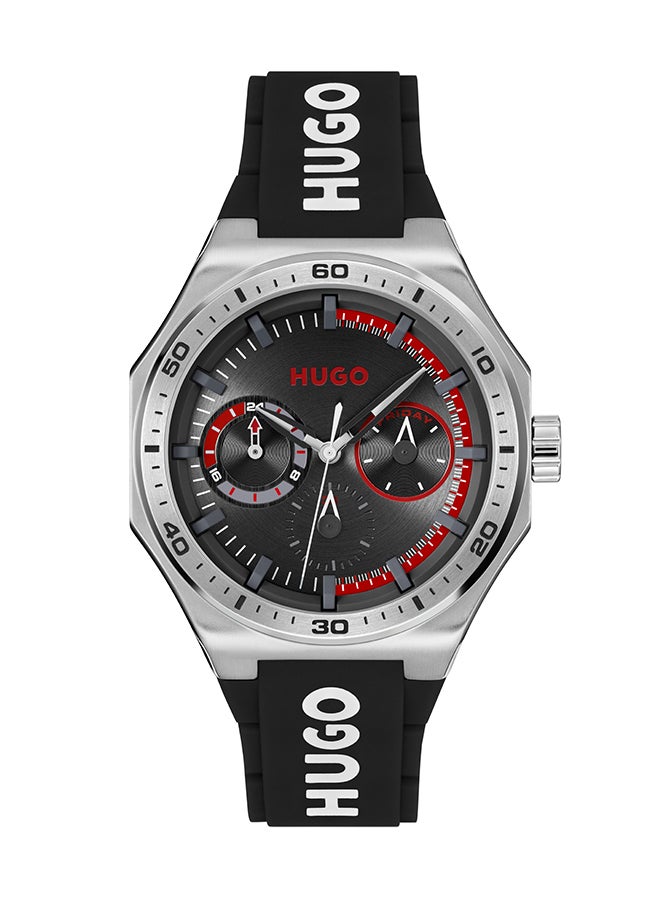 HUGO BOSS HUGO BOSS WATCH ROUND ANALOG MEN'S BLACK CASE WATCH - 1530397 - Image 1