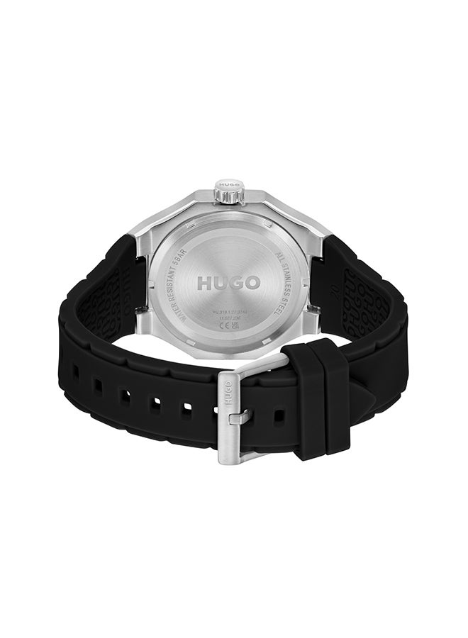 HUGO BOSS HUGO BOSS WATCH ROUND ANALOG MEN'S BLACK CASE WATCH - 1530397 - Image 2