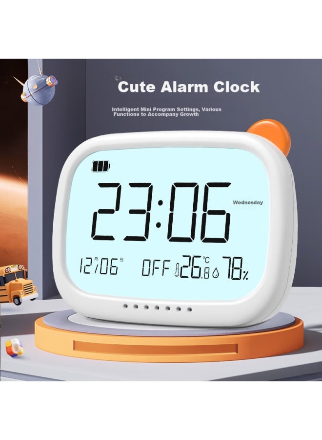 Timess Smart Alarm Clock New Student Special Wake-Up Artifact With Temperature And Humidity, Snooze Electronic Clock, Large Volume Strong Wake-Up, Charging Mini Alarm Clock, Desktop Clock - Image 2