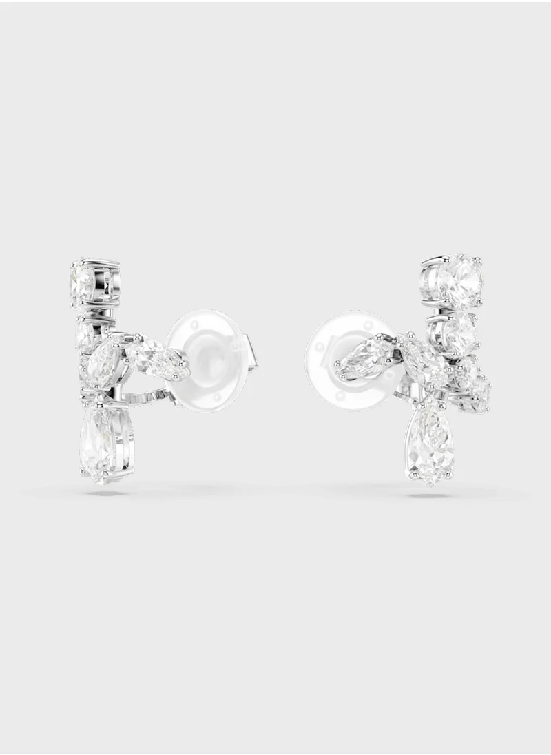 SWAROVSKI Matrix Stone Detail Stud Earrings