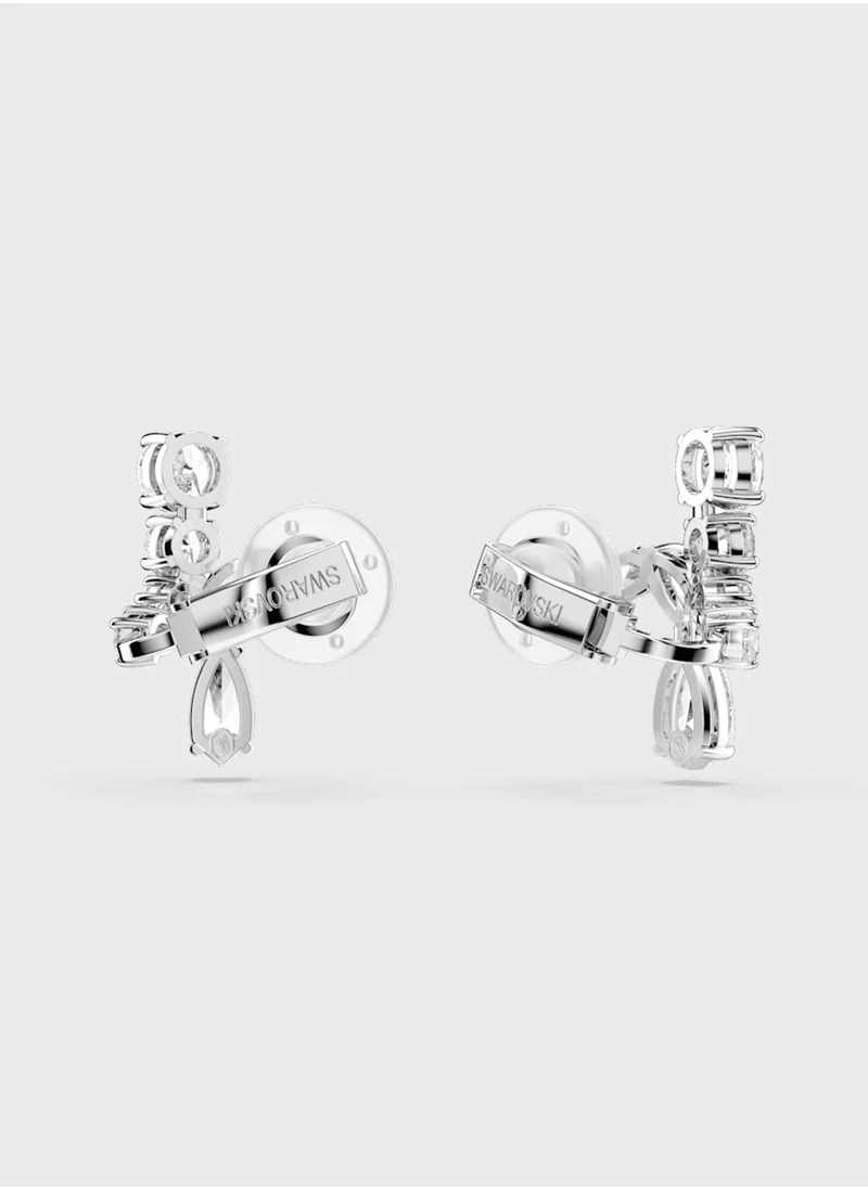 SWAROVSKI Matrix Stone Detail Stud Earrings