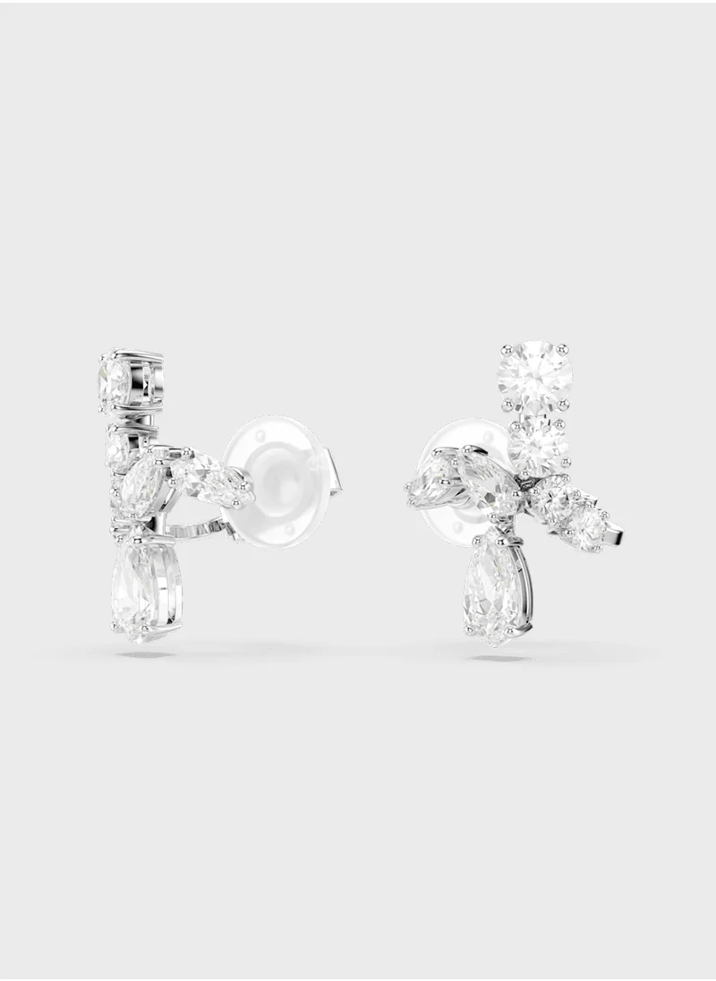 SWAROVSKI Matrix Stone Detail Stud Earrings