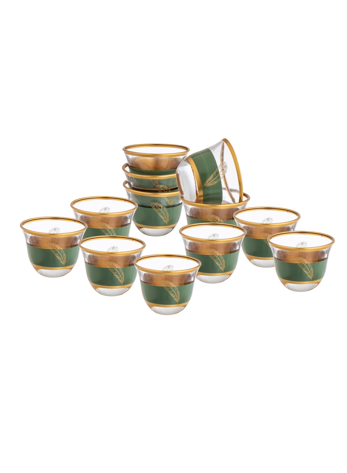Hic 12-Piece Glass Arabic Coffee Set | Best Price KSA | Riyadh, Jeddah
