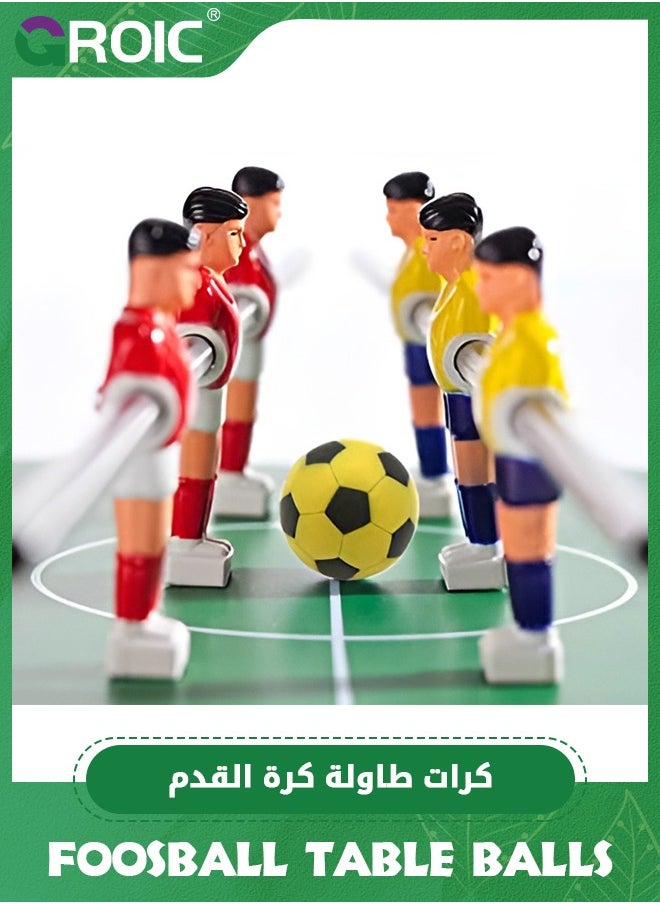 GROIC 9 Pack Foosball Table Balls, Foosball Balls Replacement Balls, 1.42 Inch Soccer Balls for Tabletop Game Foosball Table World Cup Accessory Replacements, Multicolor Mini Foosball Ball  - Image 4