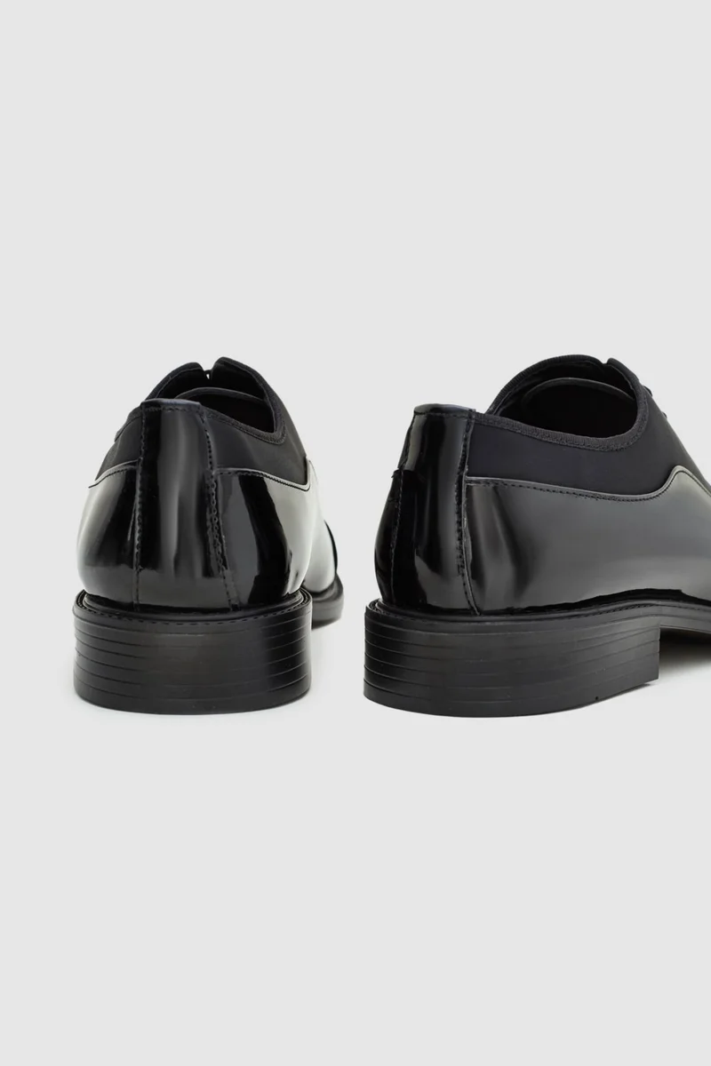D'S DAMAT D'S Groom Black Classic Tuxedo Shoes