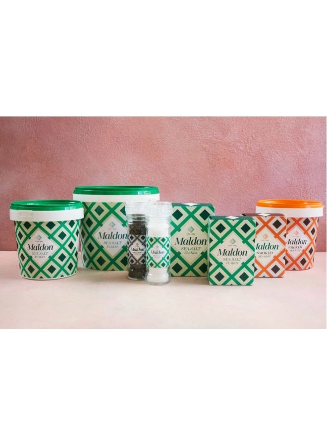 maldon Salt, Sea Salt Flakes, 8.5 oz (240 g), Kosher, Natural, Handcrafted, Gourmet, Pyramid Crystals - Image 3