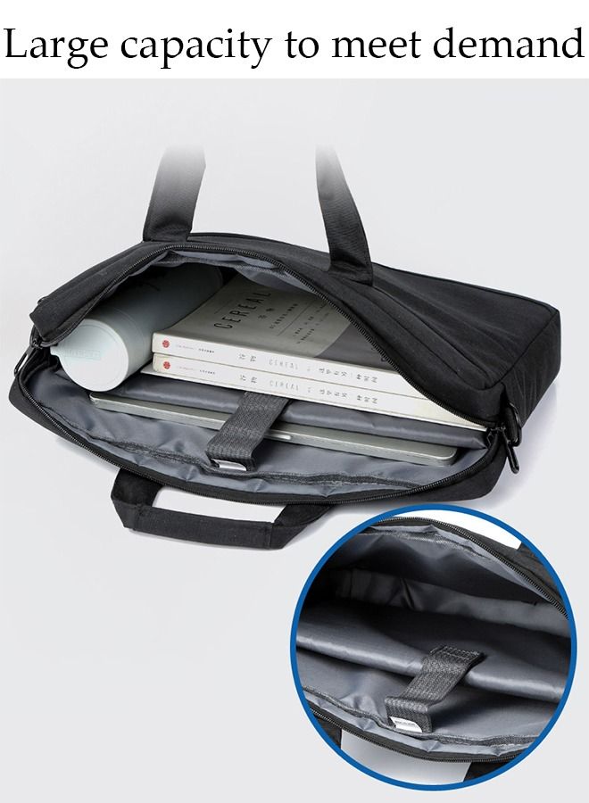 DUNISO 15.6 Inch Laptop Bag Lightweight Multi-functional Computer Bag Travel Business Briefcase Water Resistance Shoulder Messenger Bag for Men and Women Work Office School  - Image 3