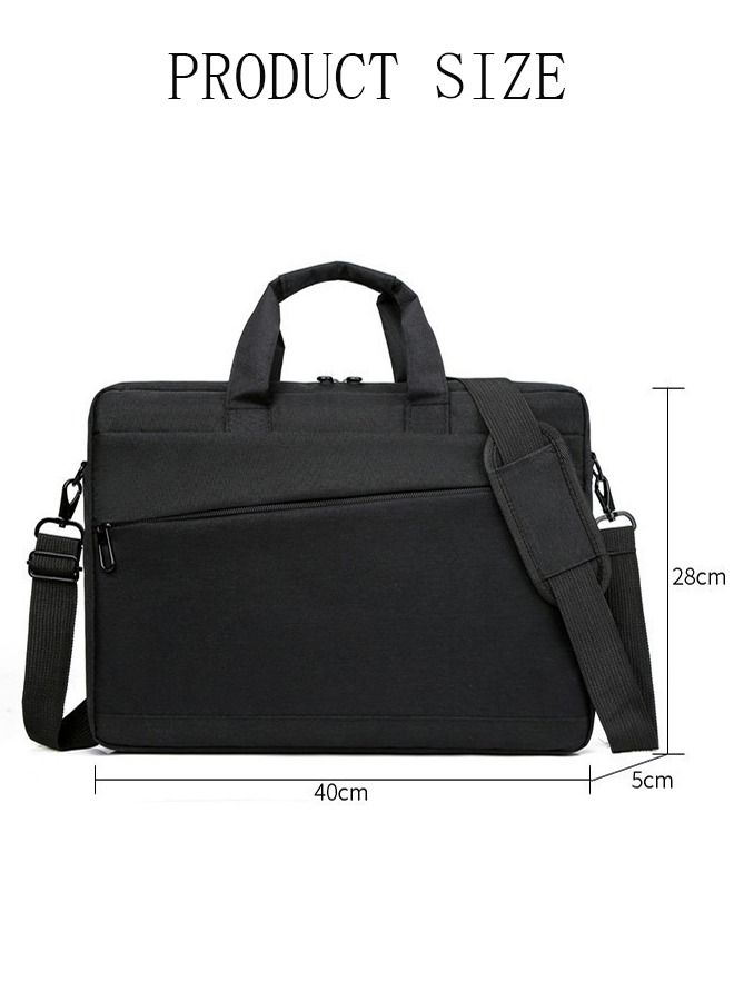 DUNISO 15.6 Inch Laptop Bag Lightweight Multi-functional Computer Bag Travel Business Briefcase Water Resistance Shoulder Messenger Bag for Men and Women Work Office School  - Image 4