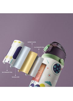 Babycare Babycare - Kids Vacuum Bottle, Thermos Flask, Bernese Dog Design, 240 ml, BPA-Free, Leak-Proof, Double-Walled Insulation, Non-Toxic, Easy Grip, Portable, Durable, Keeps Drinks Hot or Cold, Ideal for Toddlers  - Image 3