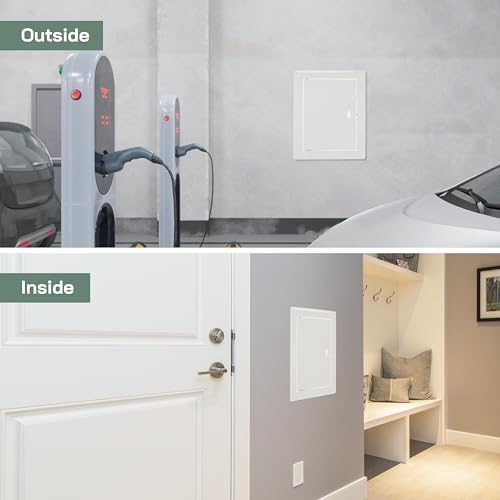 Vent Systems 6" x 8" Inch Metal Access Panel - Access Door for Inspection Plumbing and Electrical Utility Service - Drywall Wall and Ceiling Mount Wall Plate - Basement Crawl Space Door - Image 5