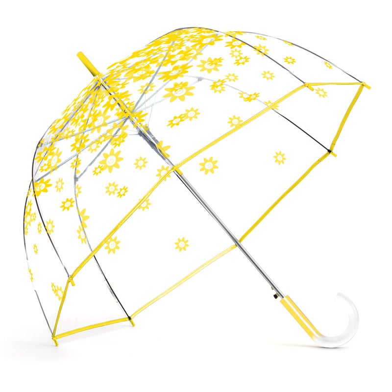 ShedRain Clear Auto Open Bubble Umbrella â€“ See Through, Rain & Windproof, for Weddings, Proms, Events - Image 1