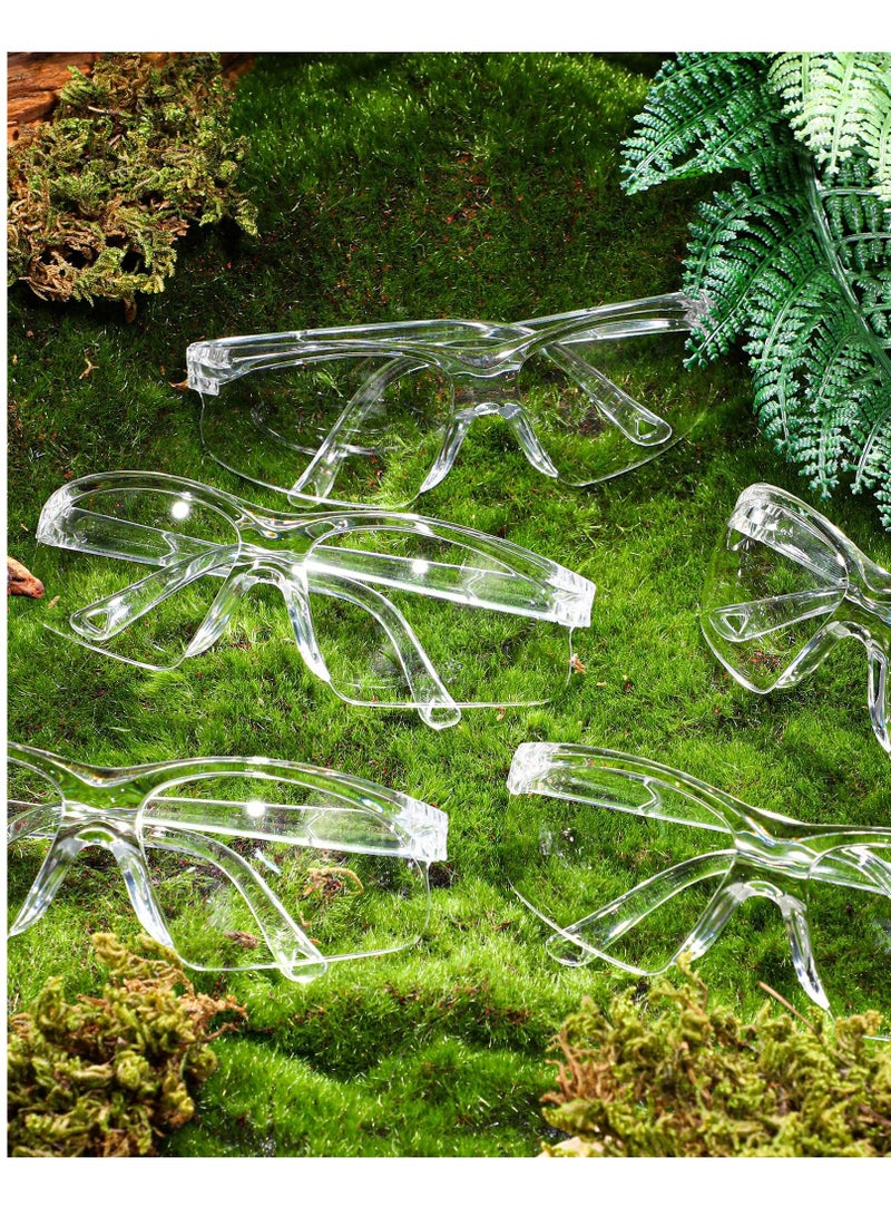 SYOSI 12 Pair Safety Glasses, Clear Eye Protection Glasses Ansi Z87.1 Protective Over Eyeglasses - Image 5