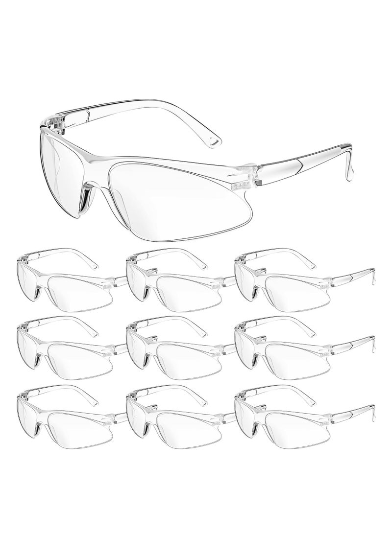 SYOSI 12 Pair Safety Glasses, Clear Eye Protection Glasses Ansi Z87.1 Protective Over Eyeglasses - Image 1