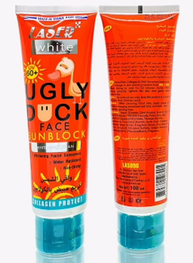 laser white Sunscreen Whitening Cream with Collagen 100g