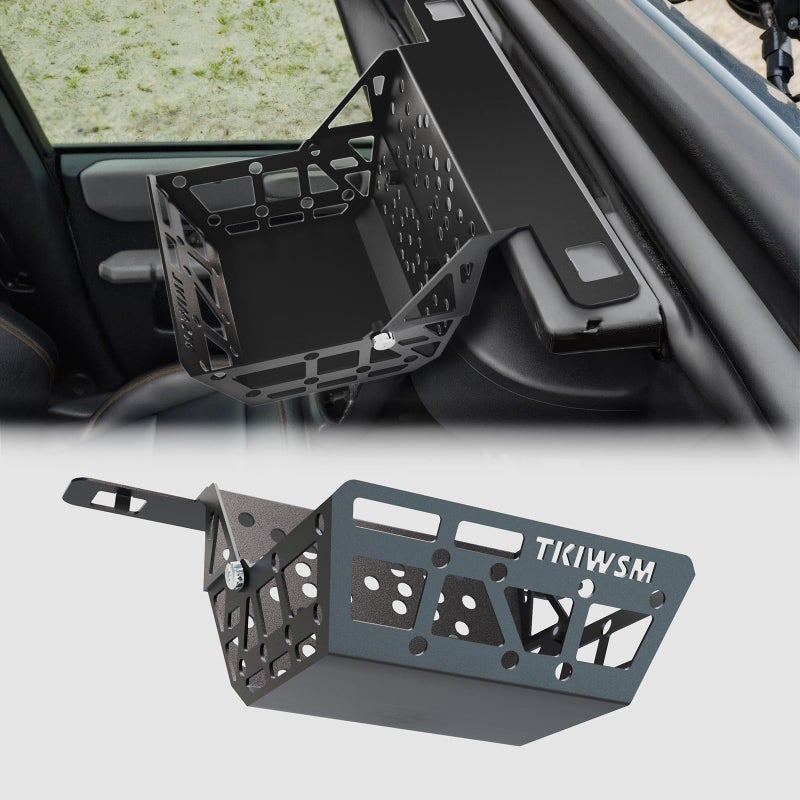 TKIWSM Overhead Storage Basket for Ford Bronco 20212026 Durable Roof Cargo Multi Mount Panel Easy Installation HeavyDuty Storage Solution for OffRoad Adventures - Image 2