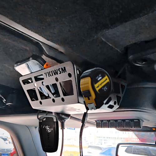 TKIWSM Overhead Storage Basket for Ford Bronco 20212026 Durable Roof Cargo Multi Mount Panel Easy Installation HeavyDuty Storage Solution for OffRoad Adventures - Image 3