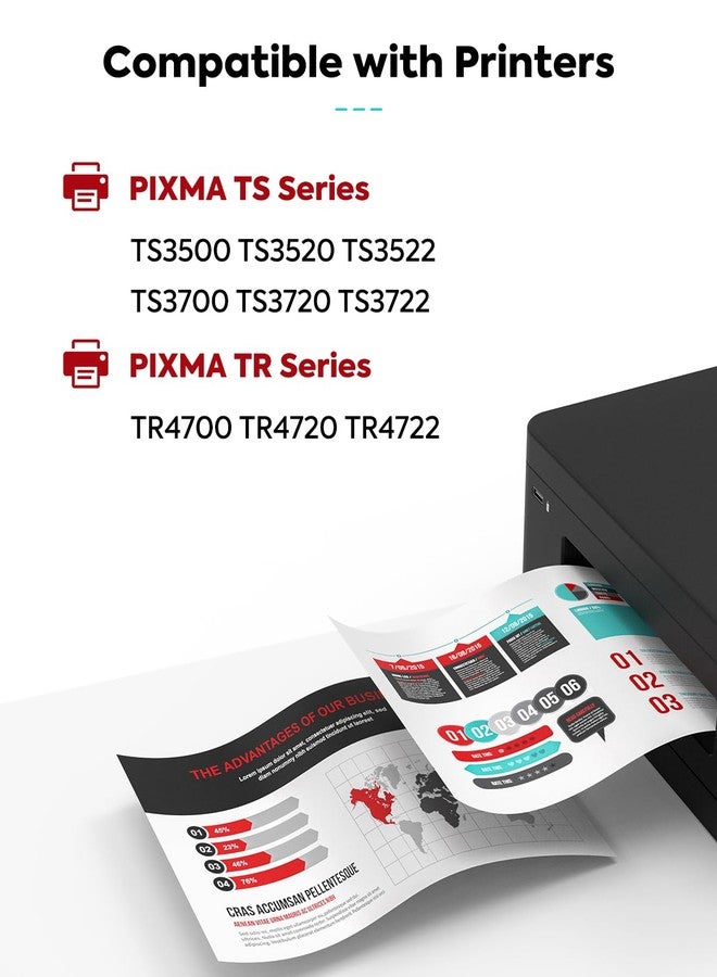 TESEN PG-275XL 275XL Black Ink Cartridges Remanufactured Replacement for Canon 275XL 275 PG-275 PG275 XL Black High Yield for PIXMA TR4720 TS3522 TS3500 TR4700 TR4722 TS3720 Printer Ink Cartridge (2 Black) - Image 3