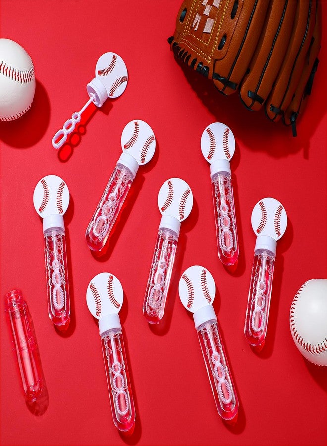 PullCrease 16 Pcs Baseball Bubble Wands Party Favors Baseball Gifts Birthday Bubble Wand Bulk Baseball Party Decorations Baseball Theme Birthday Party Supplies for Outdoor - Image 3