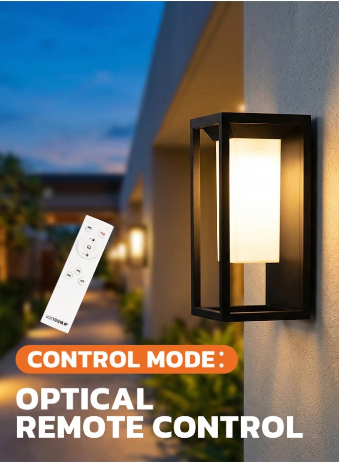 في ماكس مصباح جداري يعمل بالطاقة الشمسية بتقنية LED - مصباح جداري خارجي عصري مقاوم للماء للحديقة والفيلا والفناء - Image 1