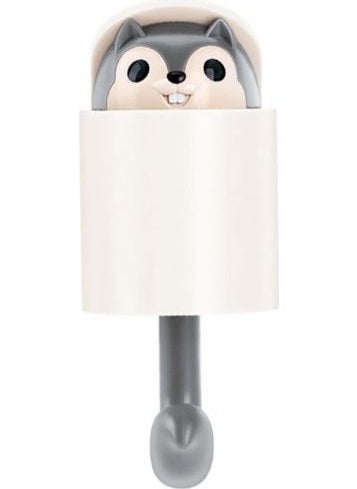 AYT Sunup Decorative Squirrel Door Hook Door Back Adhesive Hanger Towel Key Hanger  - Image 1
