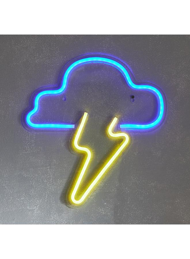 Home Box Lyn Thunder Frame LED Neon Light - 31x2x33 cm - Image 1