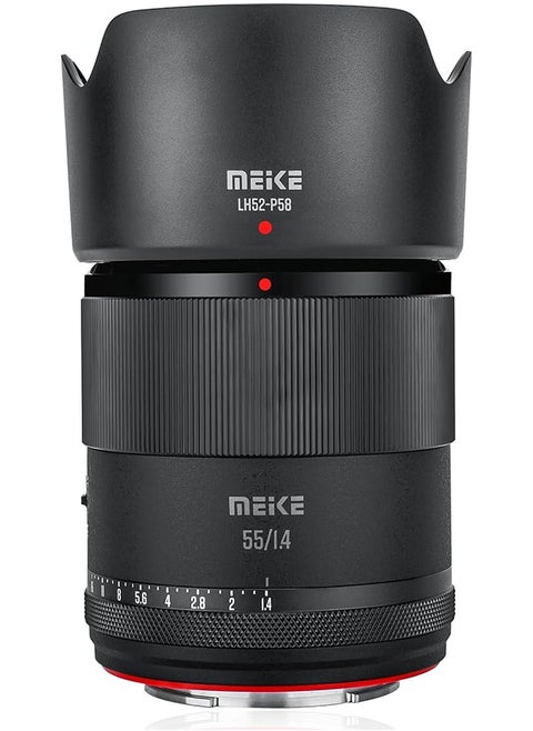 Meike 55mm F1.4 Standard Aperture APS-C Frame AF STM Lens Auto Focus Fixed Prime Portrait Lenses for Nikon Z Mount Mirrorless Cameras Z30 Z50 Z fc