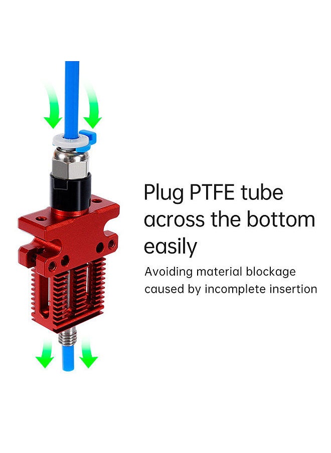 Generic - CR-6 SE Hotend Kit All Metal Design Compatible with Creality CR6 SE/ Ender-3 Series 3D Printers with Insulation Silicone Sock - Image 1