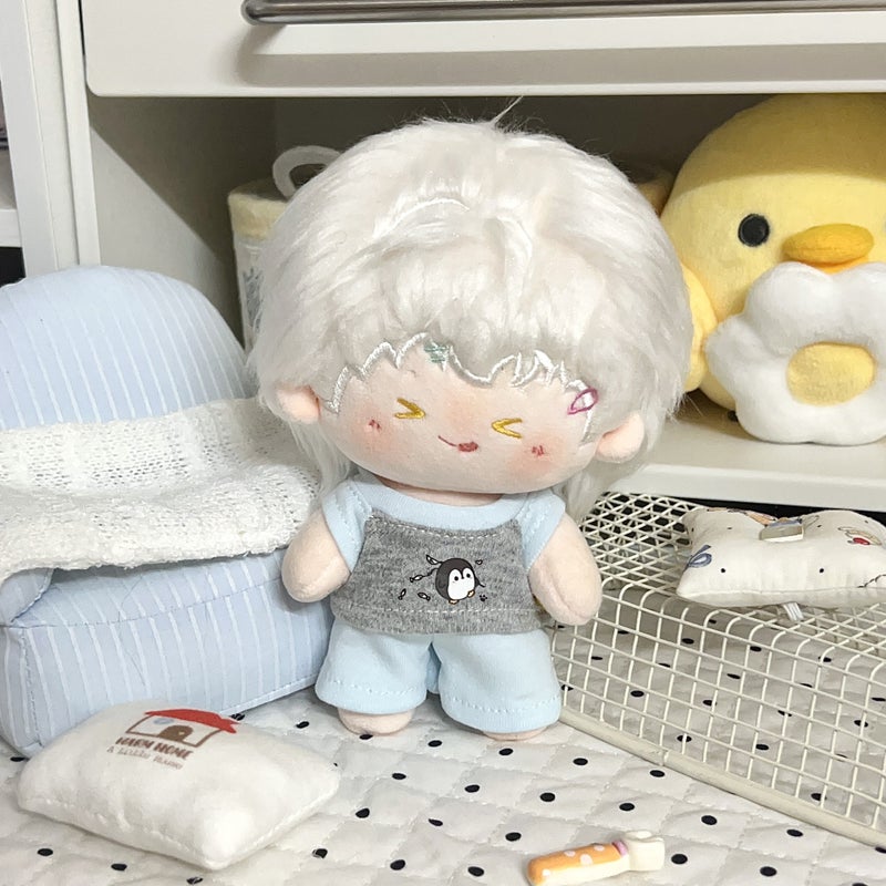 10cm Cotton Doll Sportswear Set, Cute Casual Two-Piece Doll Outfit - Image 3